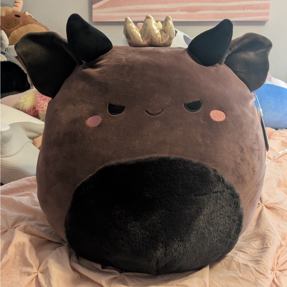 Ambergris the brown goblin ultra rare squishmallow NWT 16in